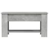 vidaXL Tavolino Salotto Grigio Cemento 101x49x52 cm Legno Multistrato