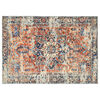 vidaXL Tappeto ORIZ Arancione 120 x 170 cm 100% Poliestere