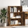 vidaXL Libreria Rovere Fumo 80x24x109 cm in Legno Multistrato
