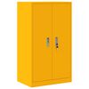 vidaXL Armadio Giallo senape 60 x 40 x 105 cm Acciaio