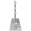 vidaXL Specchio da Vanità con specchio Grigio cemento 100 x 45 x 18 cm