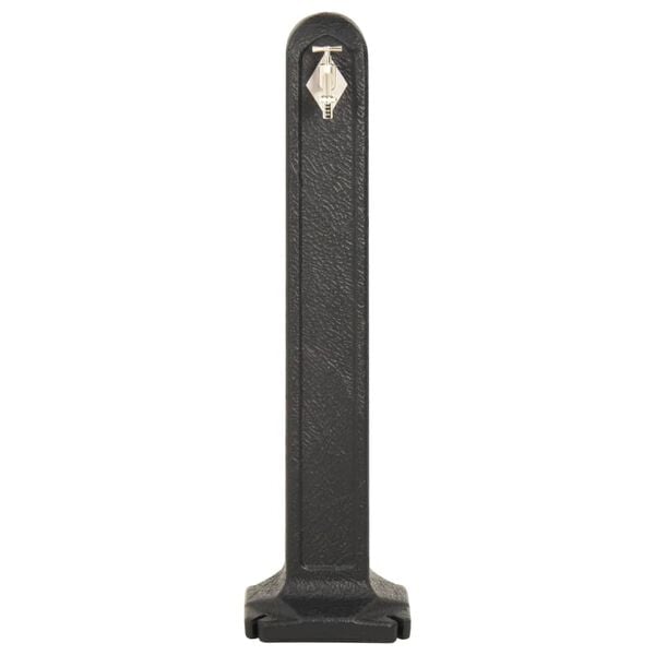 vidaXL Cisterna da giardino con Rubinetto Antracite Effetto Pietra