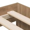 vidaXL Struttura del letto con cassetto Rovere artigianale 90 x 200 cm