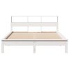 vidaXL Letto senza Materasso Bianco 140x200 cm Legno Massello di Pino