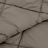 vidaXL Duvet Estivo Grigio chiaro 200 x 155 cm Microfibra