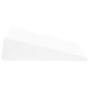 vidaXL Cuscino a Wedge Tinta unita Bianco
