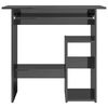 vidaXL Scrivania Grigio Lucido 80x45x74 cm in Legno Multistrato