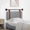 vidaXL Testata appesa Grigio chiaro 90 x 55 x 5 cm PU Antico