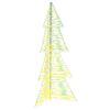 vidaXL Albero di Natale 160 LED Bianco caldo 150 cm PET
