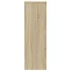 vidaXL Supporto per Piante Rovere Sonoma 33x33x100cm Legno Multistrato
