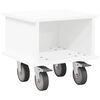 vidaXL Supporto TV 37 x 35 x 35 cm Bianco Legno ingegnerizzato