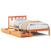 vidaXL Letto senza Materasso Marrone Cera 100x200 cm in Legno di Pino