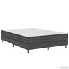 vidaXL Letto a Molle Grigio in Tessuto 140x200 cm