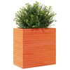 vidaXL Fioriera Giardino Marrone Cera 70x40x68,5cm Legno Massello Pino