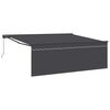vidaXL Struttura della tenda Giallo e Bianco 350 x 250 cm