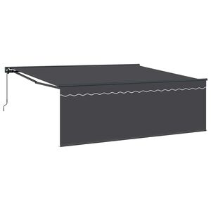 vidaXL Struttura della tenda Giallo e Bianco 350 x 250 cm