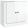 vidaXL Credenza Bianco Lucido 70x35,5x67,5 cm in Legno Multistrato