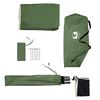 vidaXL Frangivento da Campeggio Verde 344x120 cm Impermeabile