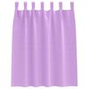 vidaXL Tende Blackout con Anelli 2 pcs Viola 140 x 140 cm Poliestere