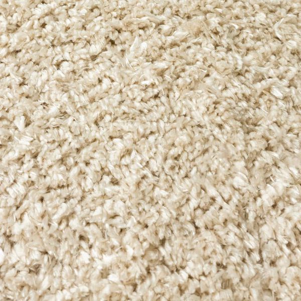 vidaXL Tappeto Shaggy a Pelo Lungo Beige 200x290 cm 50 mm