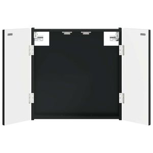 vidaXL Armadio per Dartboard ALKMAAR Nero 52,5 x 10,5 x 53,5 cm