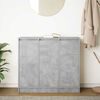 vidaXL Credenza Grigio Cemento 85x34x76 cm in Legno Multistrato