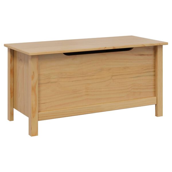 vidaXL Scatola di Stoccaggio Hill Marrone miele 90 x 40 x 45 cm