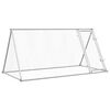 vidaXL Gabbia per Polli Argento 200x105x91 cm in Acciaio Zincato