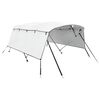 vidaXL Bimini di Prua con Pareti Laterali 4 Archi 243x(230-244)x137cm