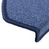 vidaXL Tappetini per scale 20 pz 65x24x4 cm Blu Semicircolari Grandi
