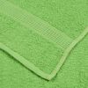 vidaXL Asciugamani da bagno FROGN 10 pz Verde mela 100x150 cm 360 g/m&sup2;