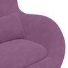 vidaXL Poltrona uovo Viola 63 x 73 x 90 cm Velluto