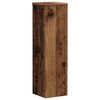 vidaXL Supporti per Piante 2 pz Legno 17x17x60 cm Legno Multistrato