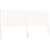vidaXL Giroletto senza Materasso Bianco 200x200 cm Legno Massello Pino