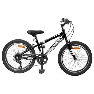 vidaXL Mountain Bike 20 Pollici 6-Velocit&agrave; per 5-8 anni Nero