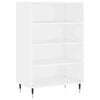 vidaXL Credenza Bianca 57x35x90 cm in Legno Multistrato