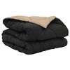 vidaXL Duvet Estivo 200 x 140 cm Estate 200 gsm Nero e Talpa