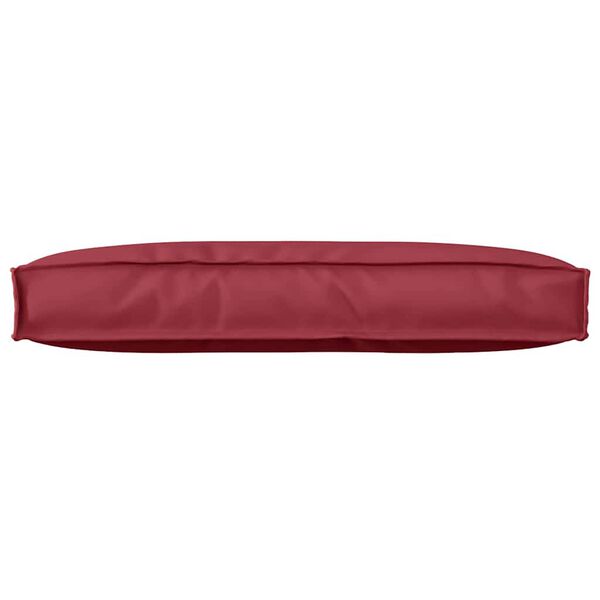 vidaXL Cuscino Rosso Vino 80 x 40 x 12 cm Tessuto Oxford