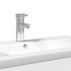 vidaXL Mobile da Bagno con Lavabo Bianco