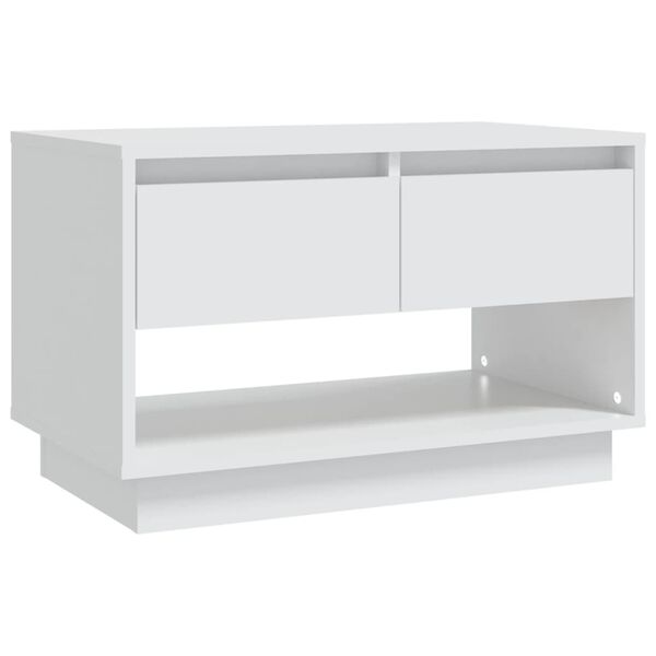 vidaXL Mobile TV Bianco 70x41x44 cm in Truciolato