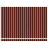 vidaXL Tenda Sole Retrattile Arancione Marrone 4x3m Tessuto Alluminio