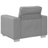 vidaXL Divano 3 pcs Grigio Nuvola 219 x 80 x 82 cm Tessuto misto lino