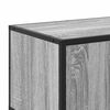 vidaXL Mobile TV Grigio Sonoma 100x35x50 cm Legno Multistrato Metallo