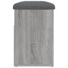 vidaXL Panca Porta Scarpe Grigio Sonoma 82x32x45,5cm Legno Multistrato