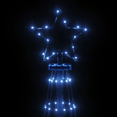 vidaXL Albero di Natale con Puntale Blu 732 LED 500 cm