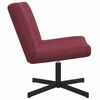 vidaXL Sedia girevole Rosso Vino 63 x 75 x 76 cm Tessuto