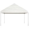 vidaXL Gazebo con Tetto Bianco 8,92x4,08x3,22 m in Polietilene