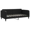 vidaXL Divano Letto Estraibile con Cassetti Nero 90x190 cm in Tessuto