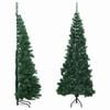 vidaXL Alberi di Natale artificiali PVC, Steel Green