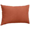 vidaXL Cuscini da Divano 2 pcs Rosso Arancio 50 x 30 cm